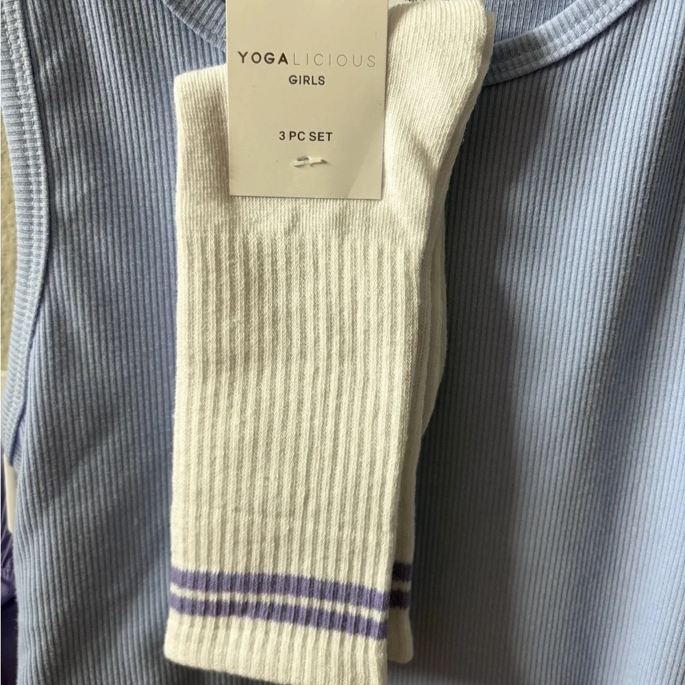 Yogalicious Girls 3-piece Sports Set - Picture 2 of 6